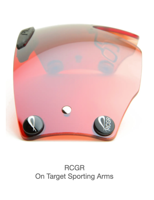 RCGR
Ruby 
Transmission: 35% 
Medium Light

This is our classic orange lifting lens color profile. The Ruby lens is a red based lens with the largest boost in target orange in our CGR collection. The lens accelerates the orange pieces of the visual spectrum to produce vivid orange targets while the edges of the targets are precisely defined. For the shooter looking for the best all -around CGR lens to light up the target the Ruby lens is the choice – Dimples, rings, and the leading edge of the targets are clearly identified with this special light regulation technology.
