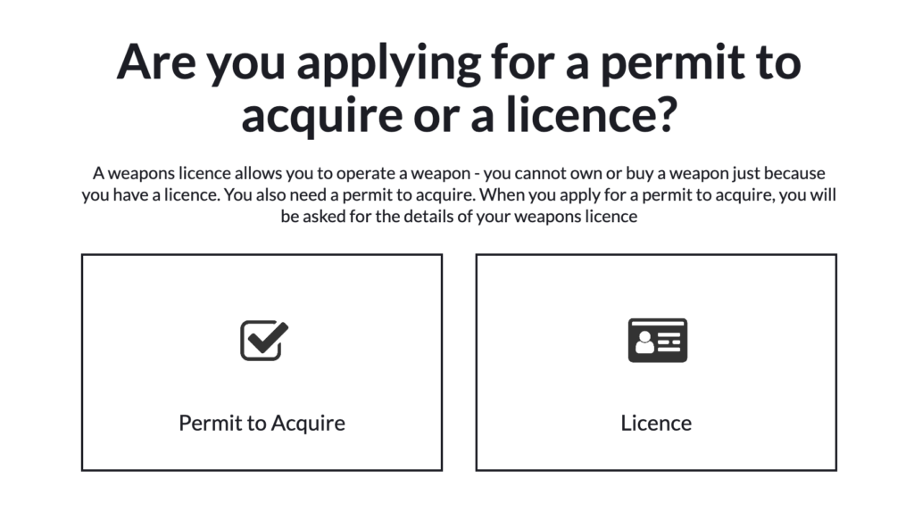 qld weapons licensing application