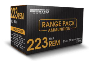 AMMO INC 223 REM 55GR FMJ RANGE PACK (200 PACK)