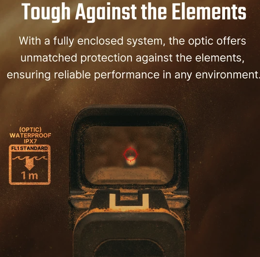 Brisbane Gun Shop Olight Osight SE Enclosed Micro Red Dot Sight with RMSc Footprint - Image 2