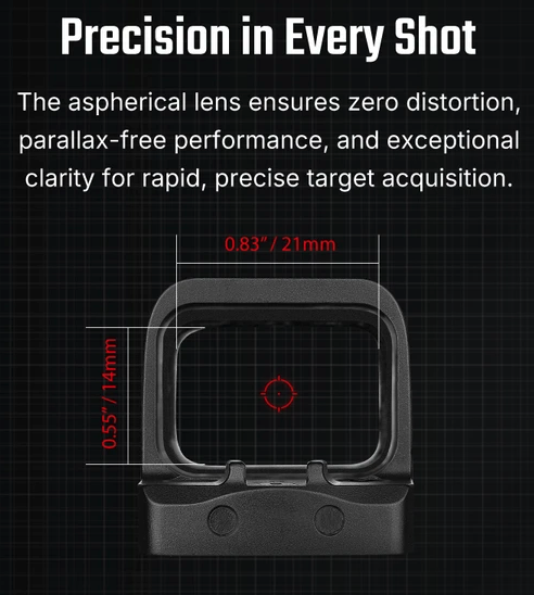 Brisbane Gun Shop Olight Osight SE Enclosed Micro Red Dot Sight with RMSc Footprint - Image 3