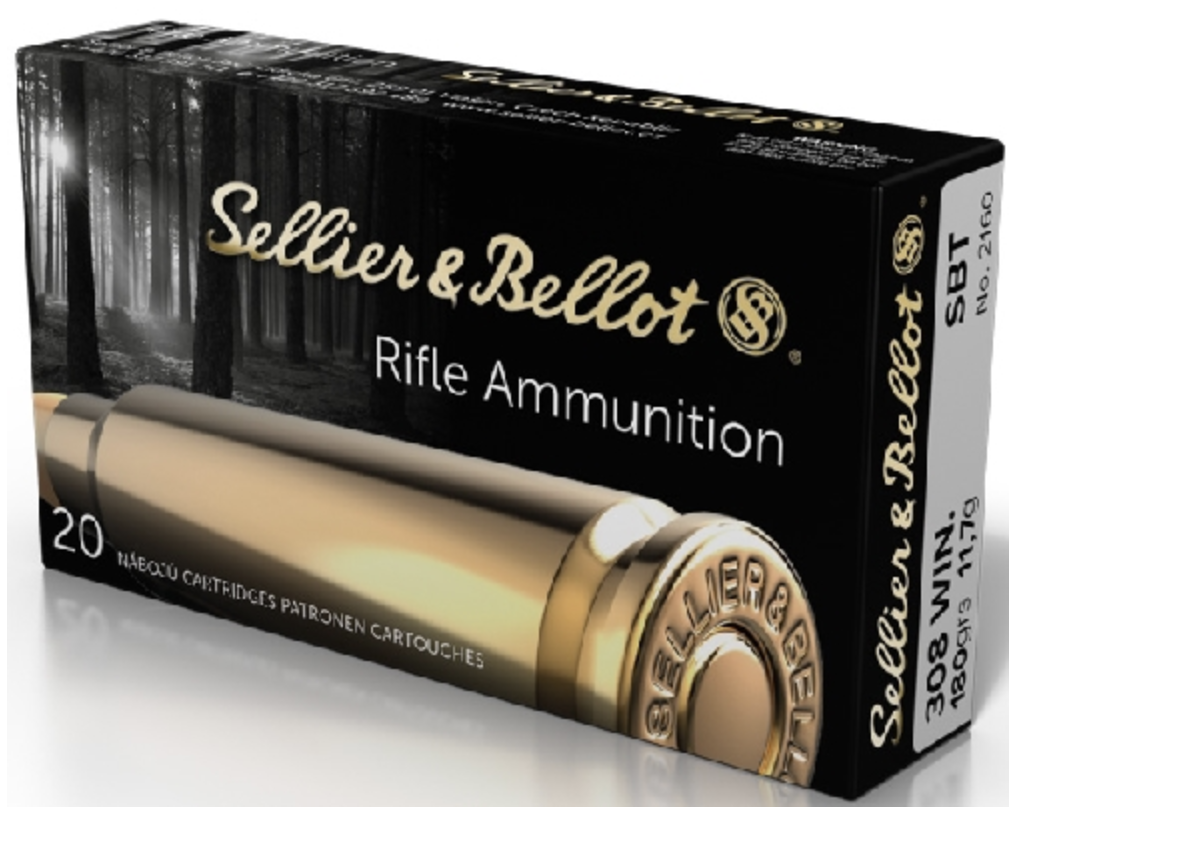 S&B Sellier & Bellot 308 Win 180 grain SBT Sierra Boat Tail