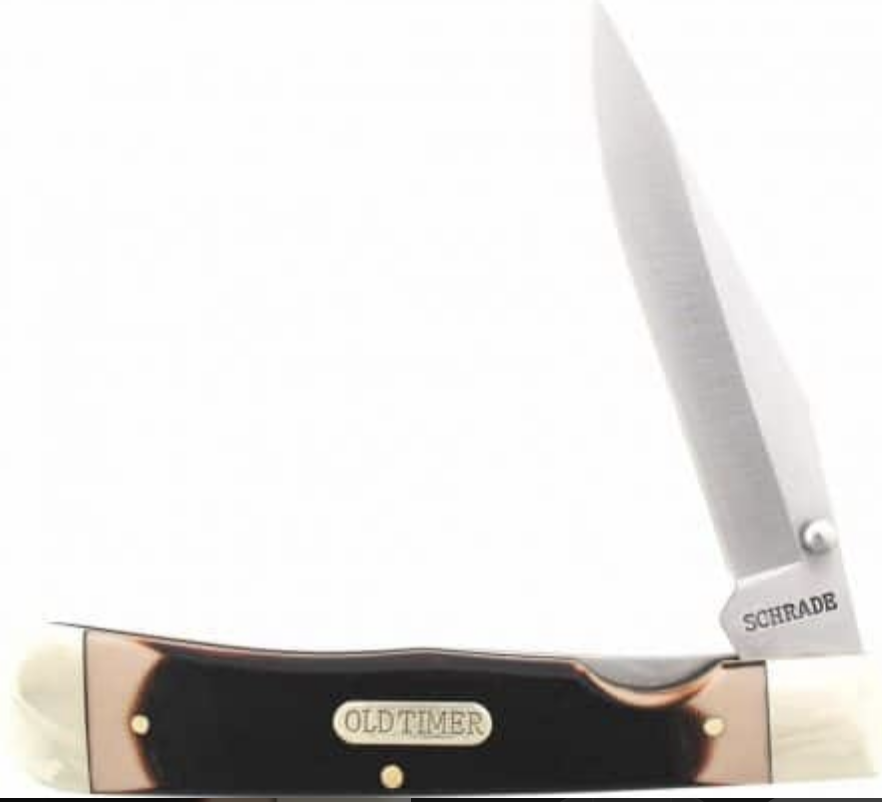 Old Timer Linerlock Folding Knife W/Clip