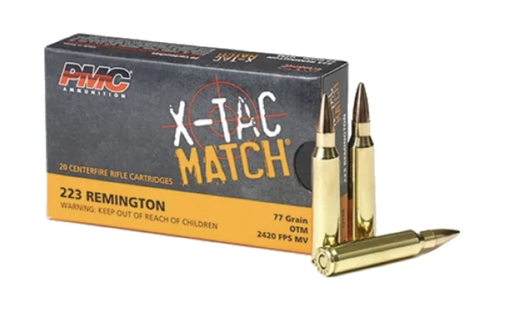 PMC 223 Rem 77GR OTM X-TAC Match