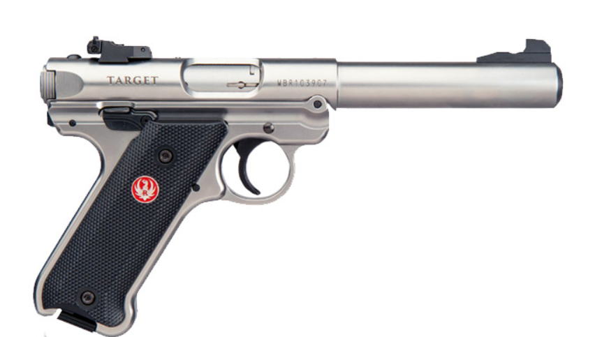RUGER MKIV 22LR Target Stainless 140MM
