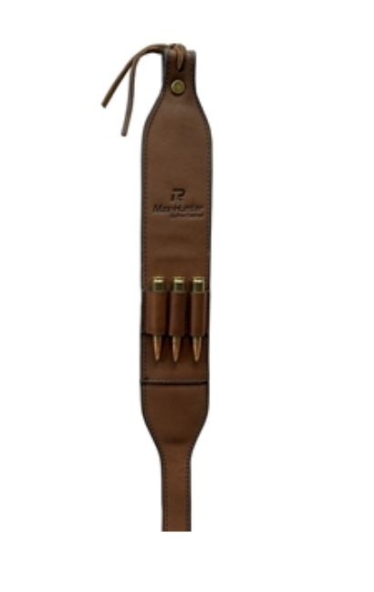 Brisbane Gun Shop Big Game Traditional Leather Gun Sling with Loop