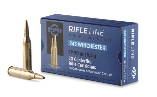 PPU 243 Win 90gr Soft Point
