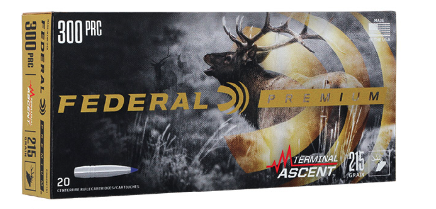 Federal 300PRC 210gr Terminal Ascent